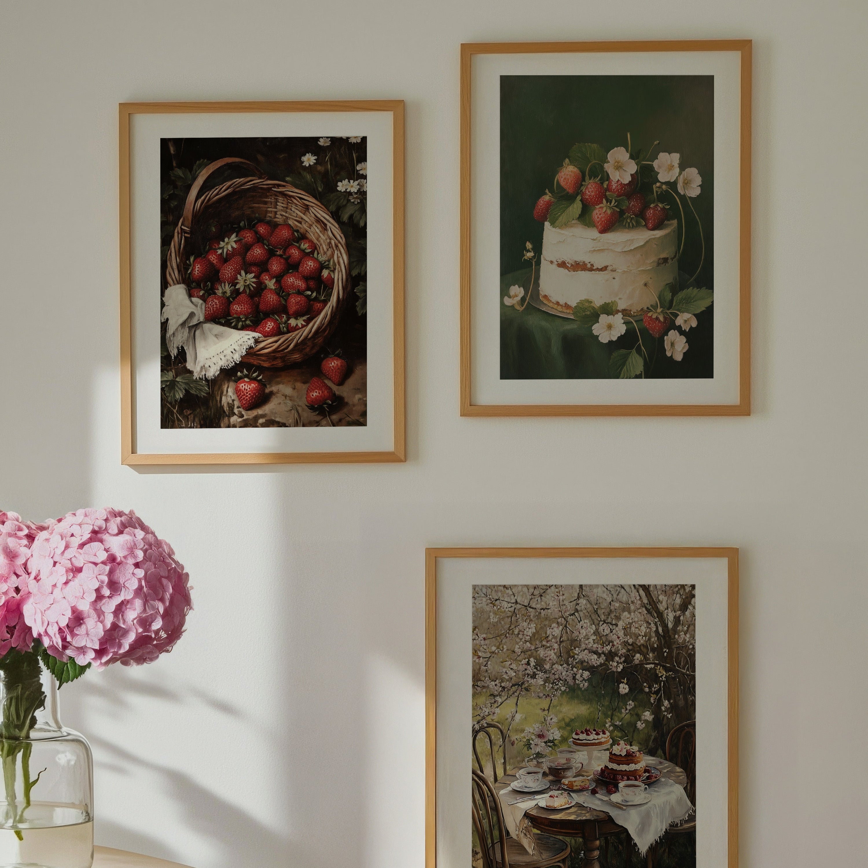 KUNSTDRUCK ERDBEERTORTE