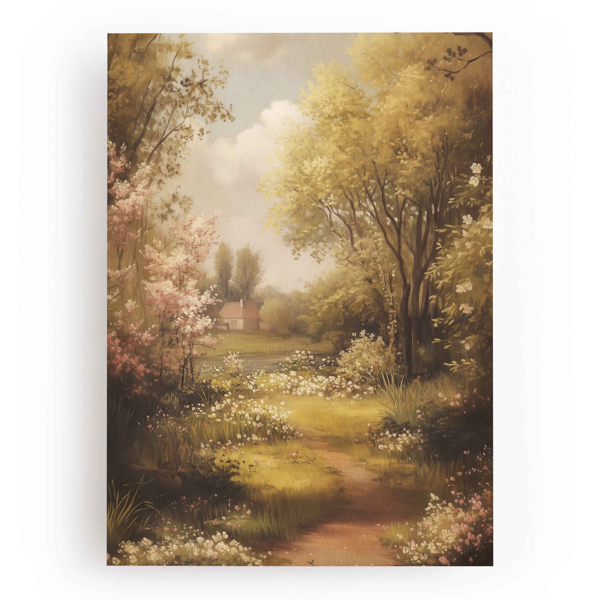 KUNSTDRUCK FRÜHLINGSSPAZIERGANG