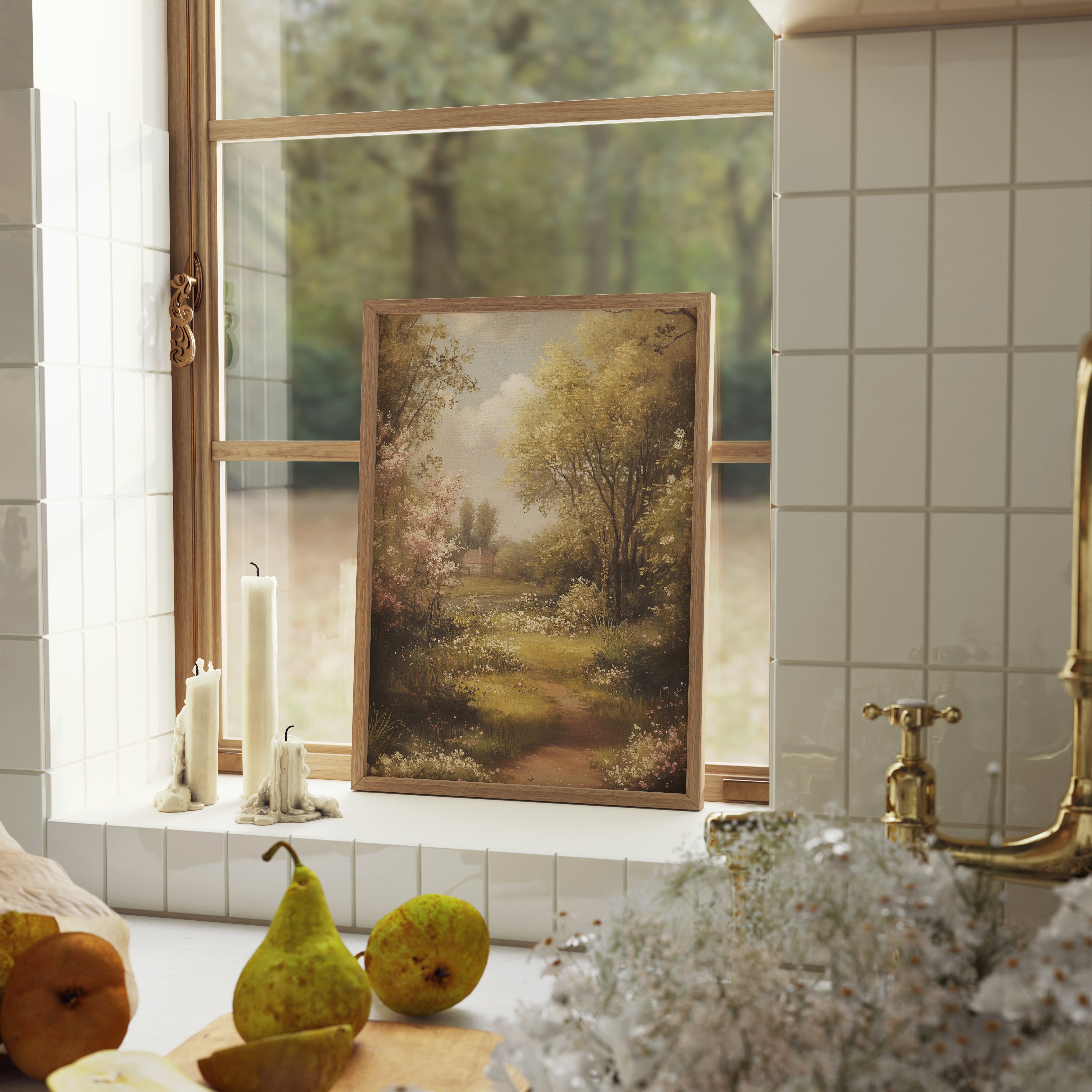 KUNSTDRUCK FRÜHLINGSSPAZIERGANG