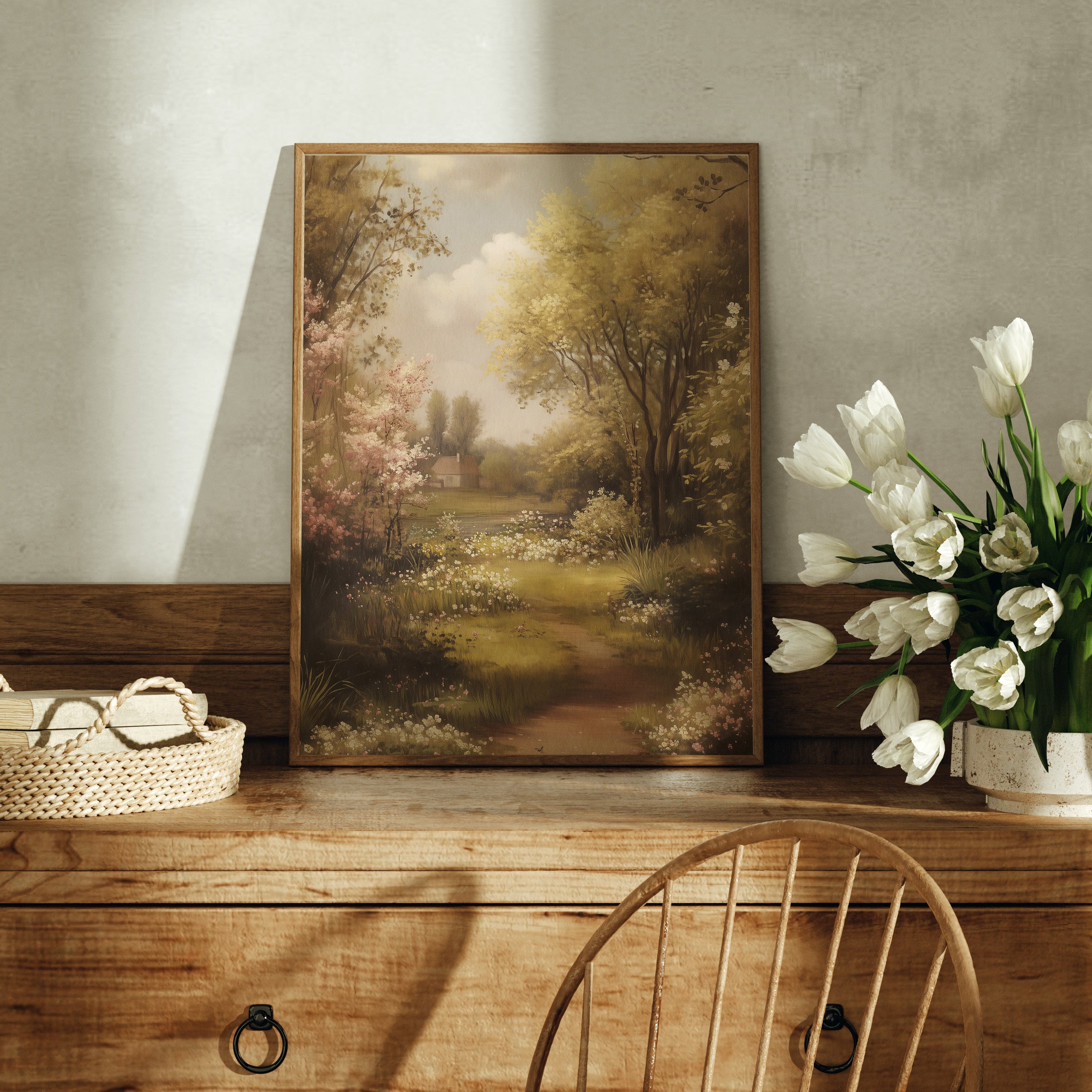 KUNSTDRUCK FRÜHLINGSSPAZIERGANG