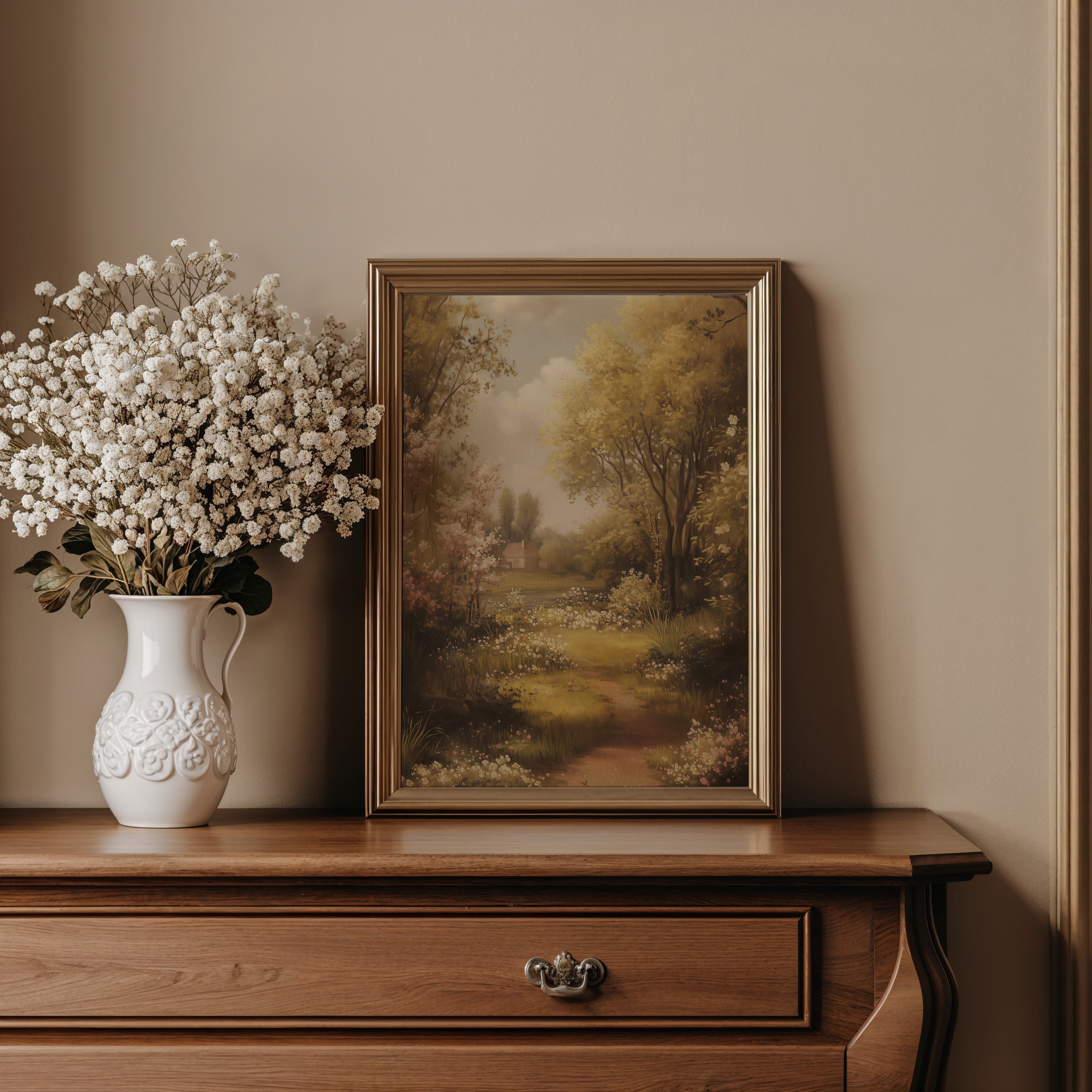 KUNSTDRUCK FRÜHLINGSSPAZIERGANG