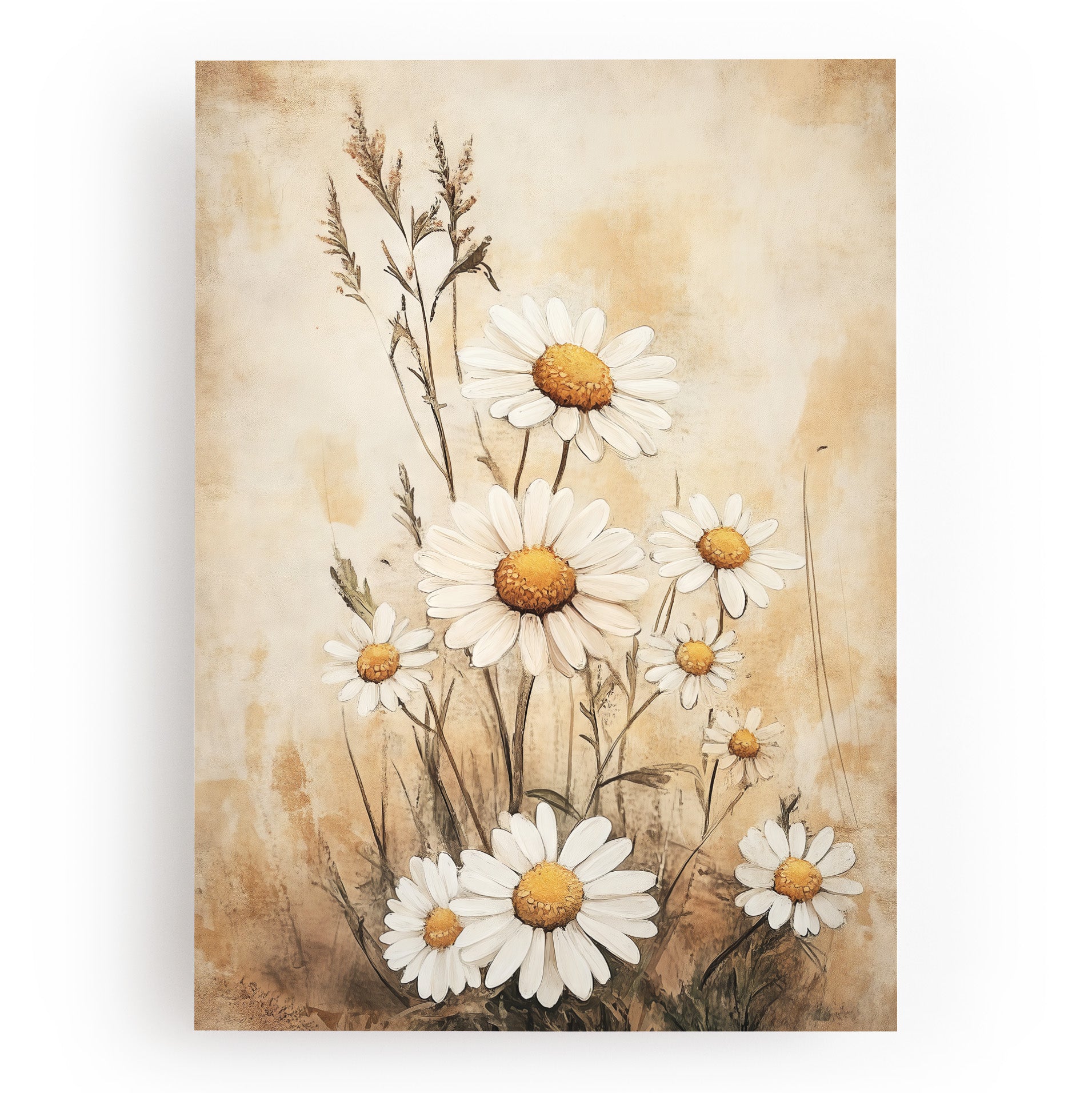 KUNSTDRUCK GÄNSEBLÜMCHEN