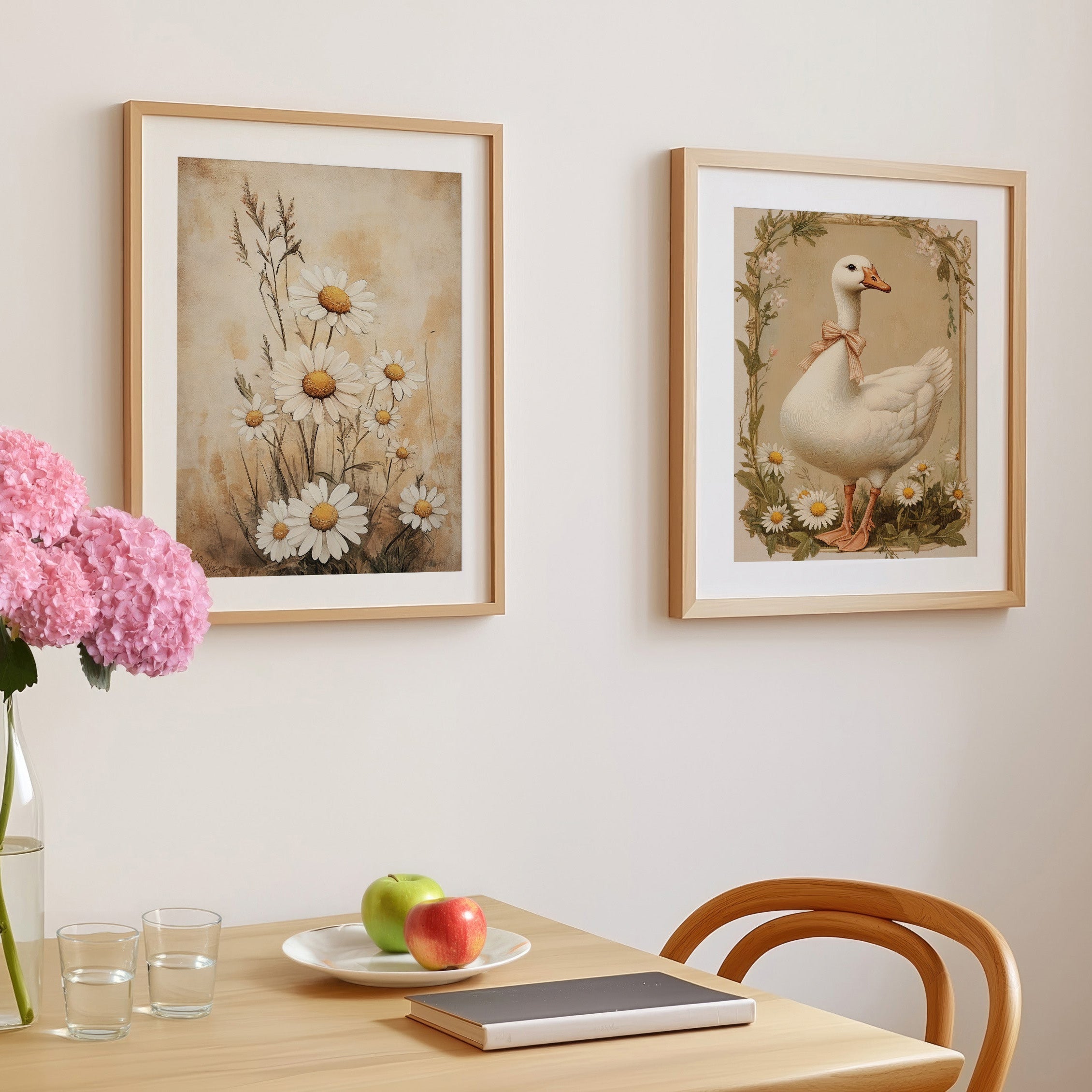 KUNSTDRUCK GÄNSEBLÜMCHEN