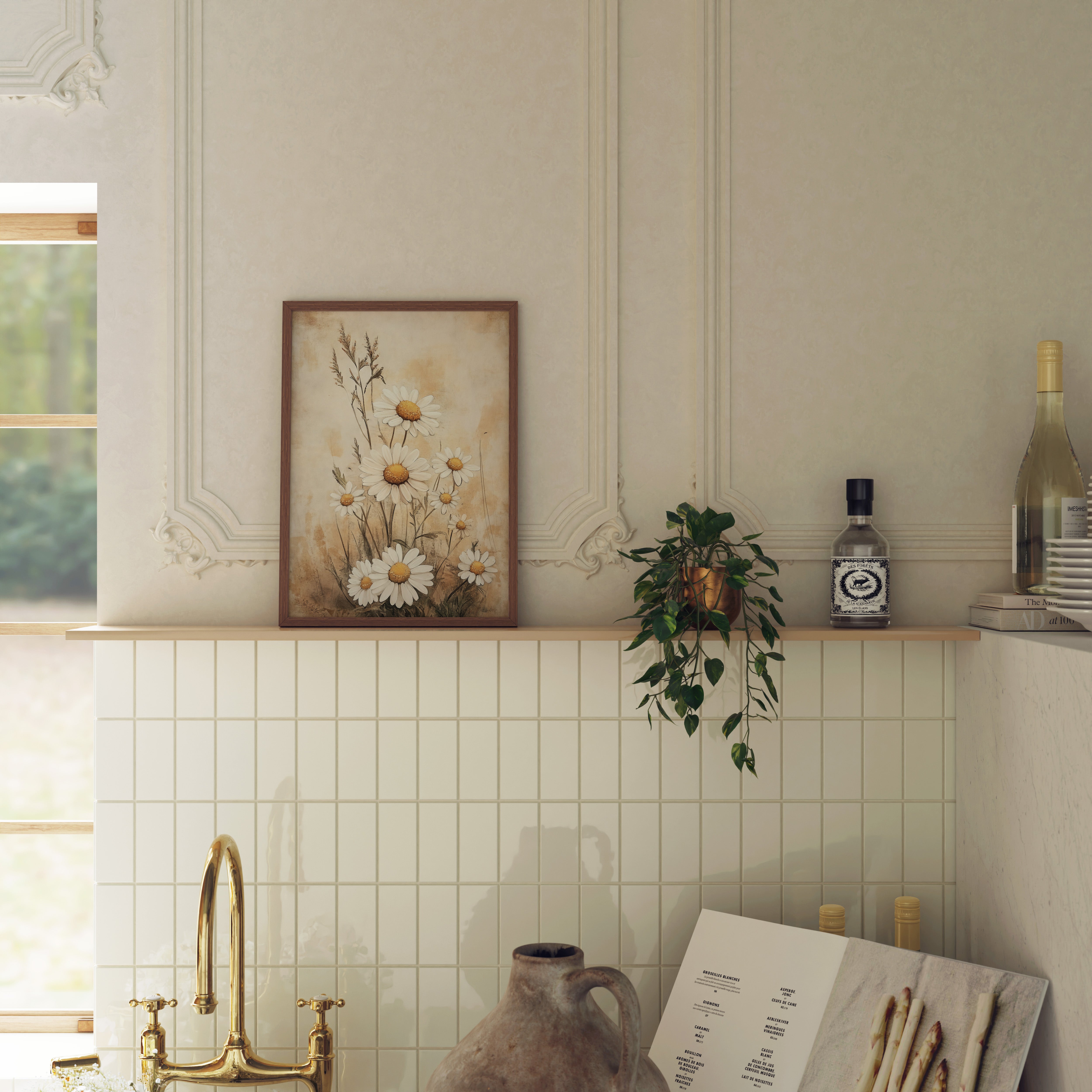 KUNSTDRUCK GÄNSEBLÜMCHEN