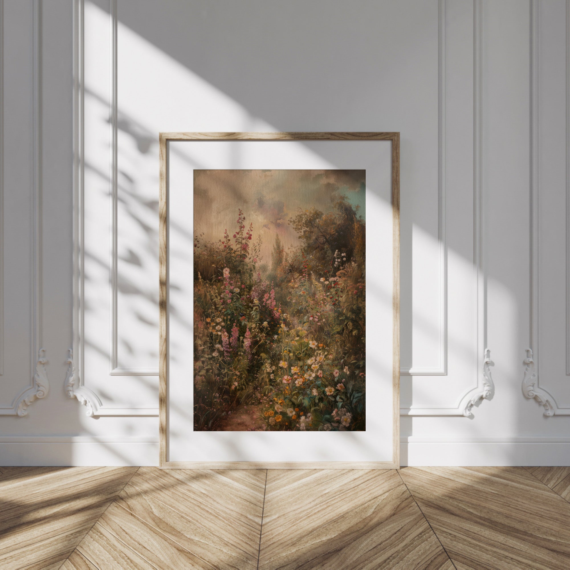 KUNSTDRUCK GARTEN IM SOMMER