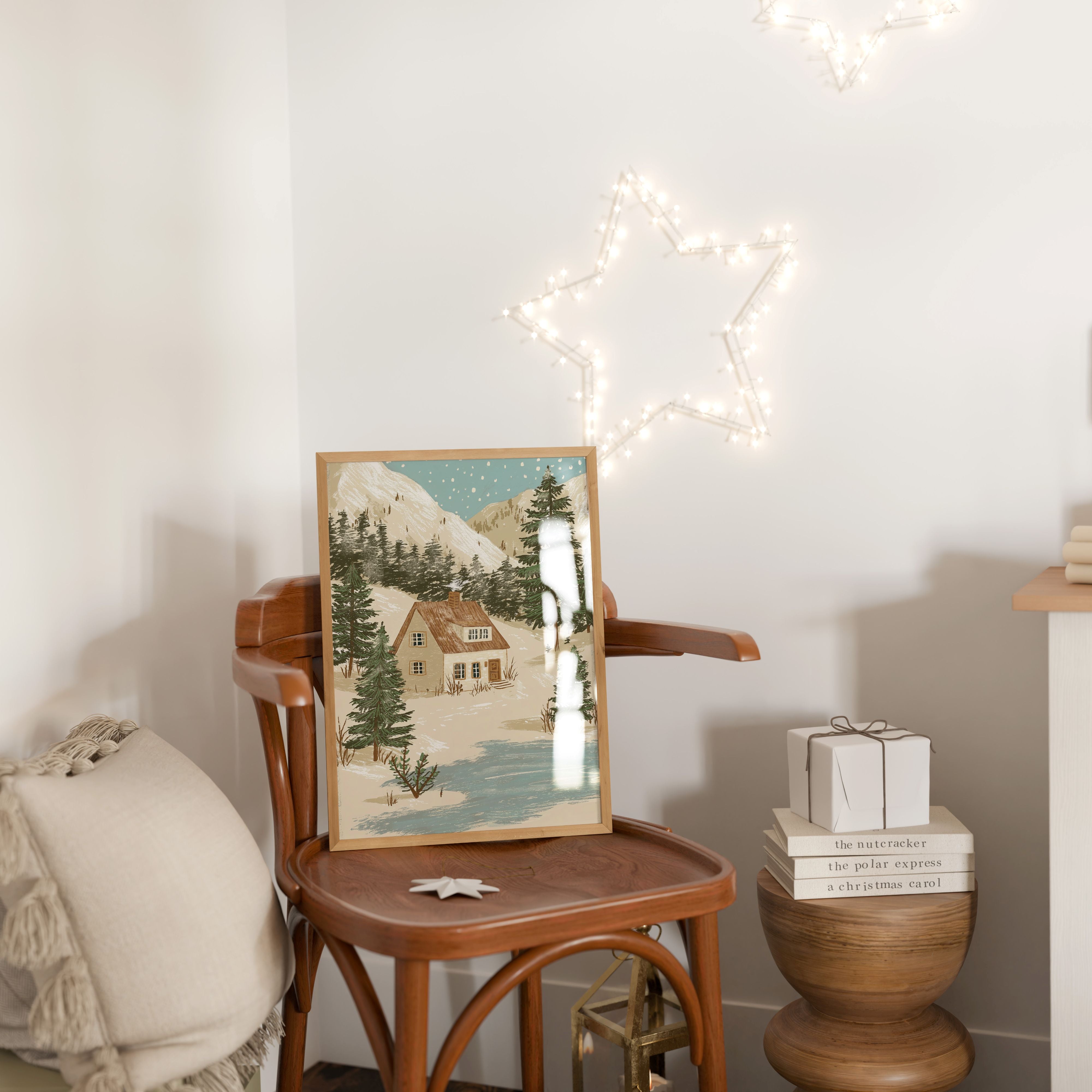 KUNSTDRUCK WINTER IN DEN BERGEN