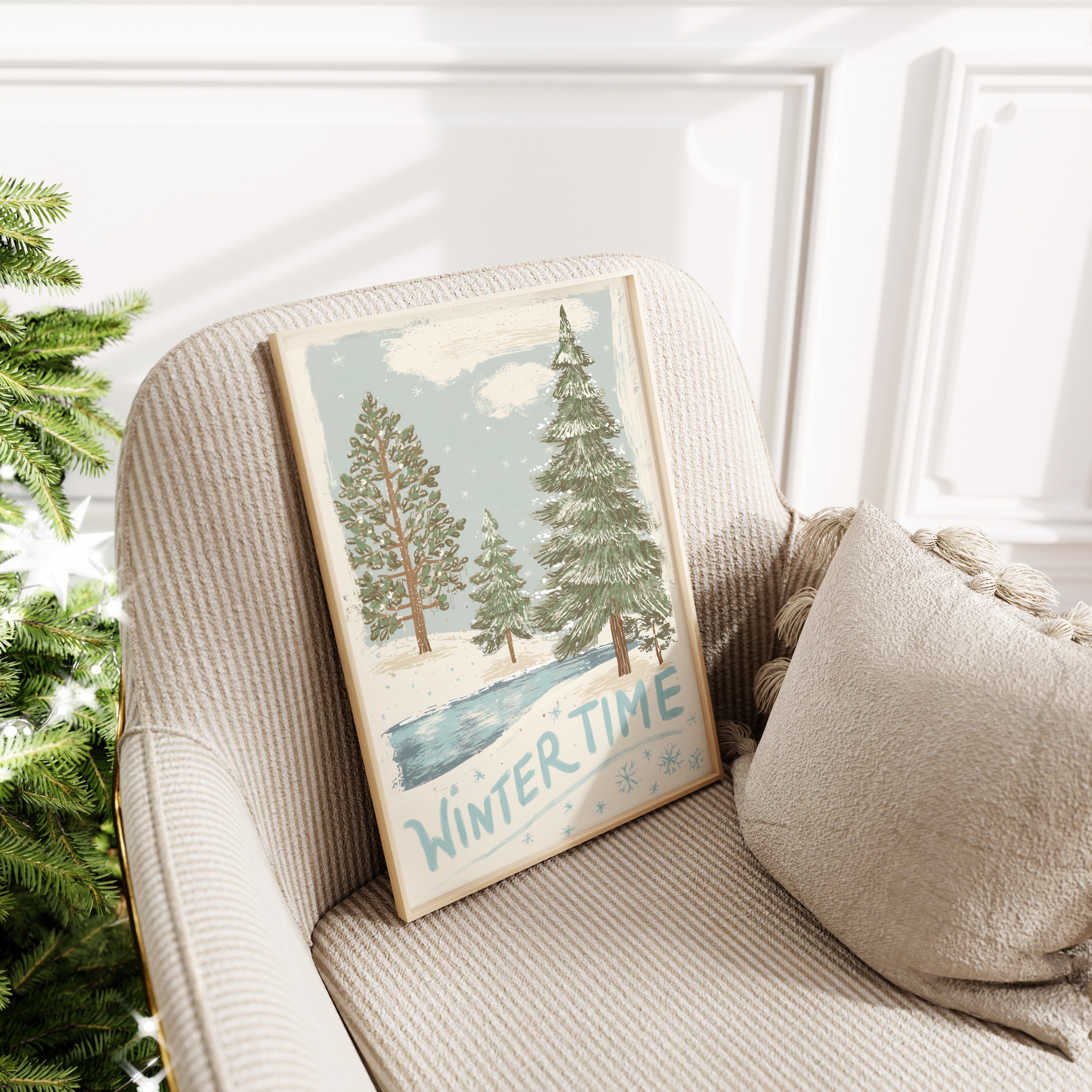 KUNSTDRUCK WINTERTIME