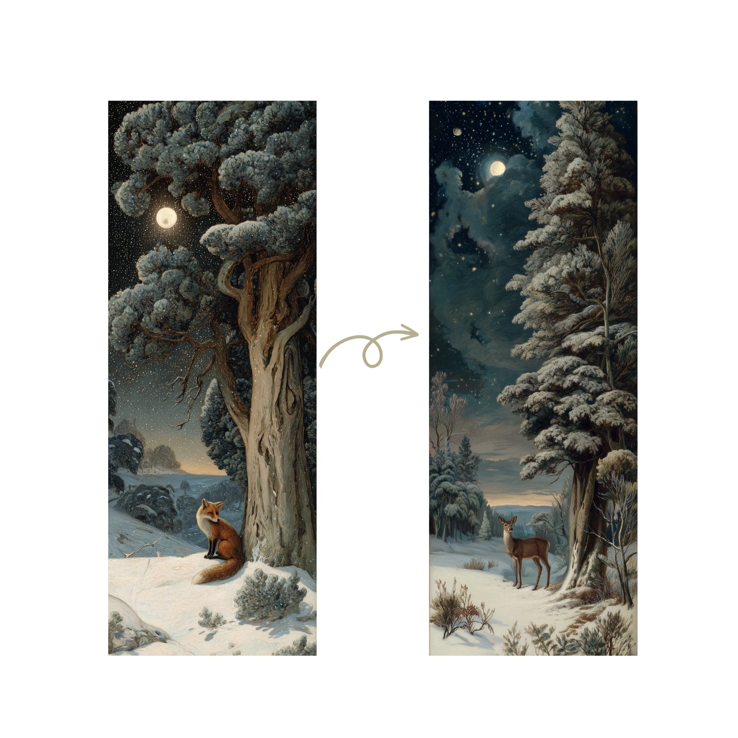 LESEZEICHEN-SET WINTER