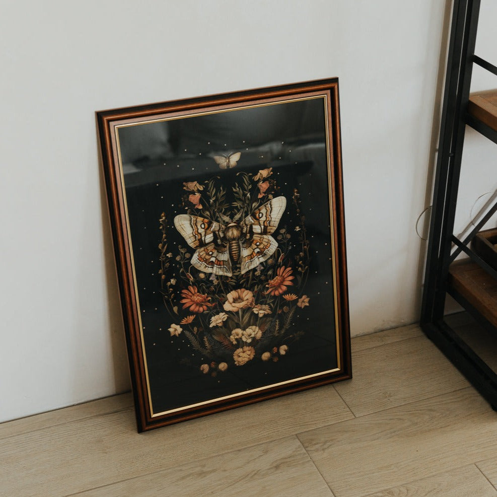 ART PRINT NIGHT MOTH