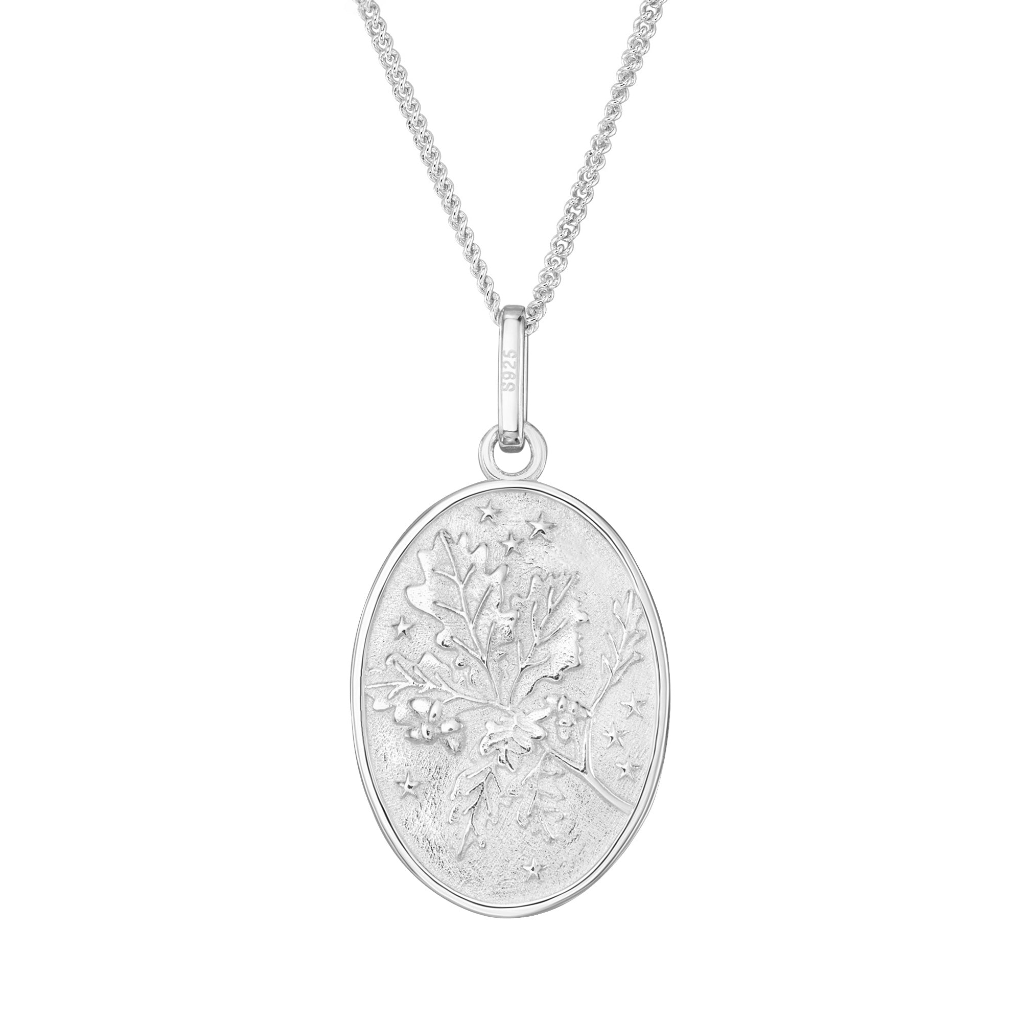 CHAIN REVERSIBLE MEDALLION PINE/ACORN II