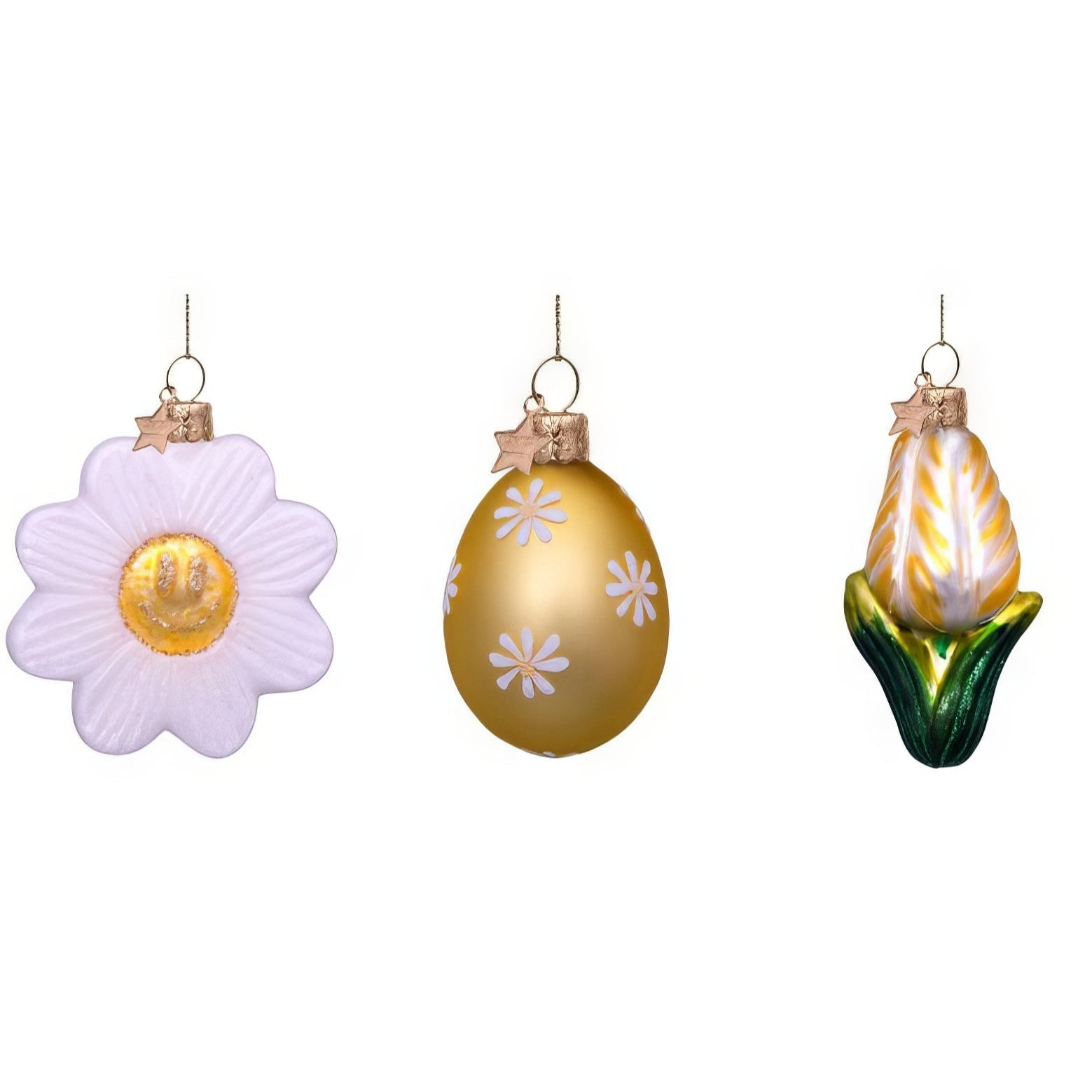 ORNAMENT SET DAISY & TULIP