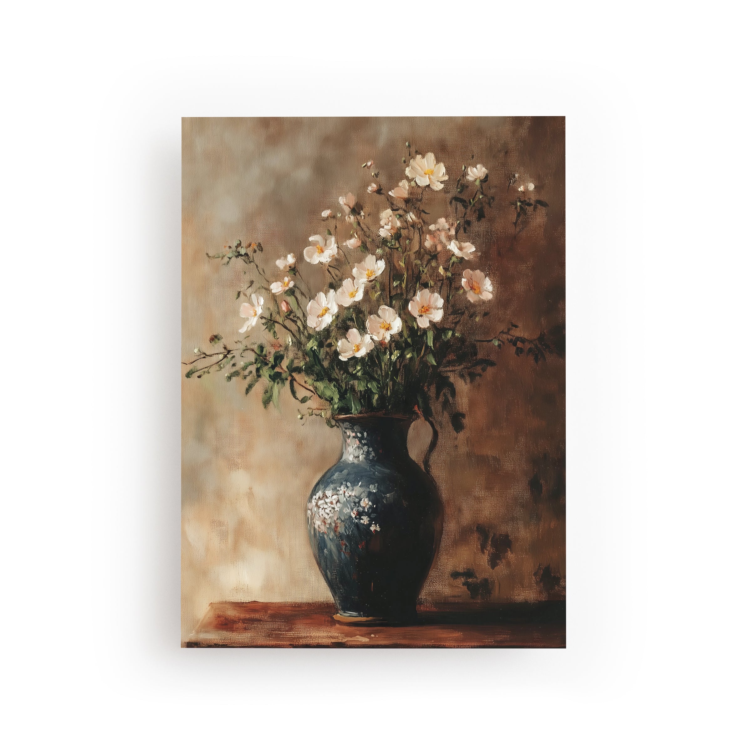 POSTKARTE ALTE BLUMENVASE