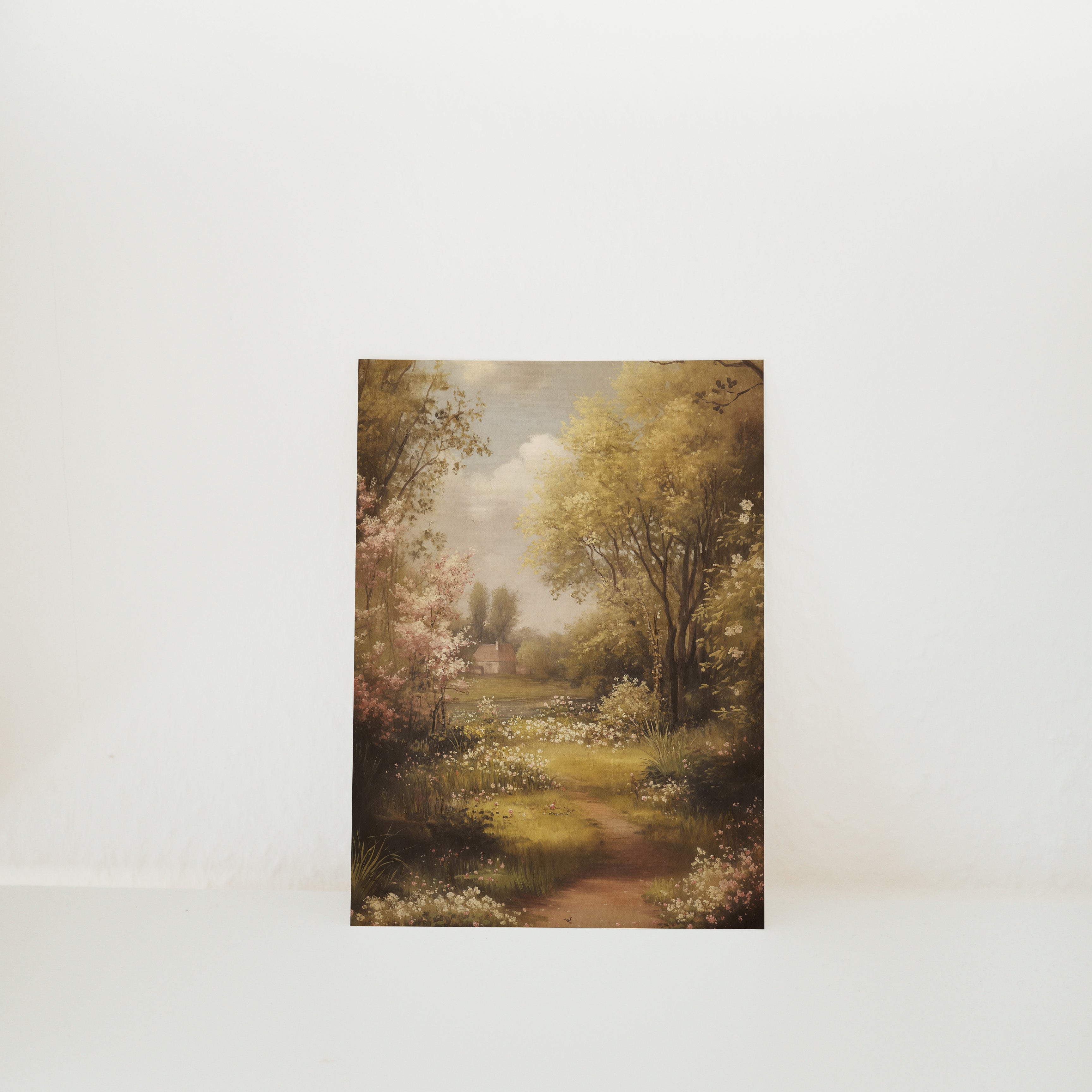 POSTKARTE FRÜHLINGSSPAZIERGANG