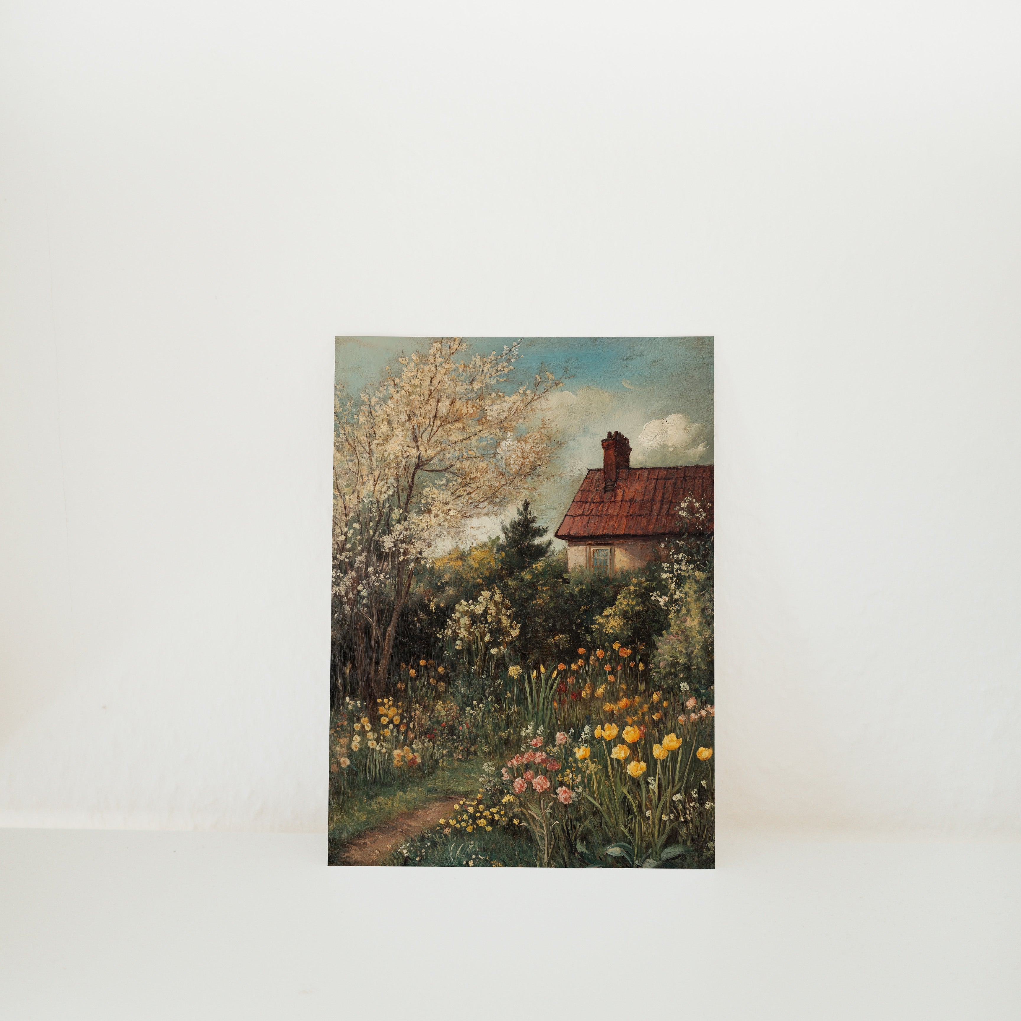 POSTCARD GARDEN IN SPRING