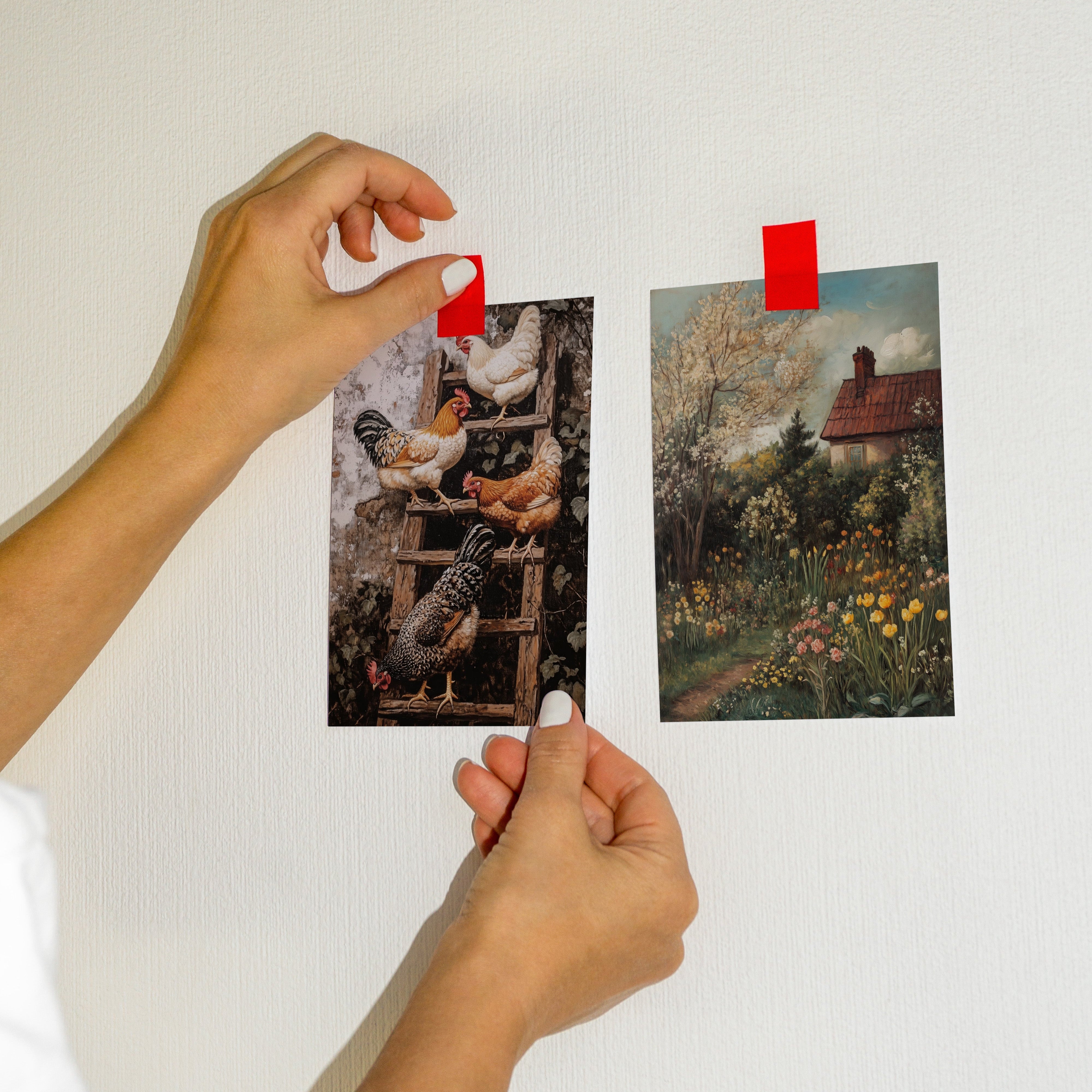 POSTCARD GARDEN IN SPRING