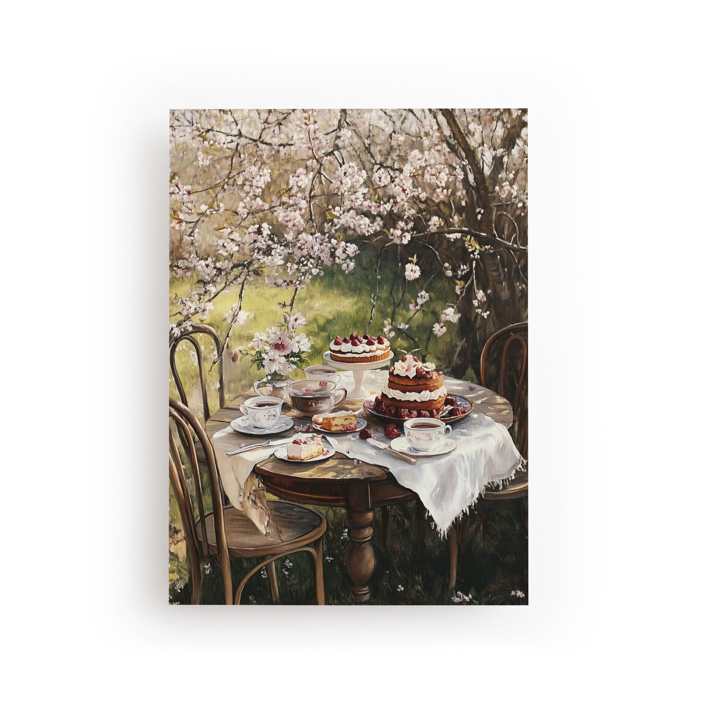 POSTCARD CAKE IN THE GARDEN