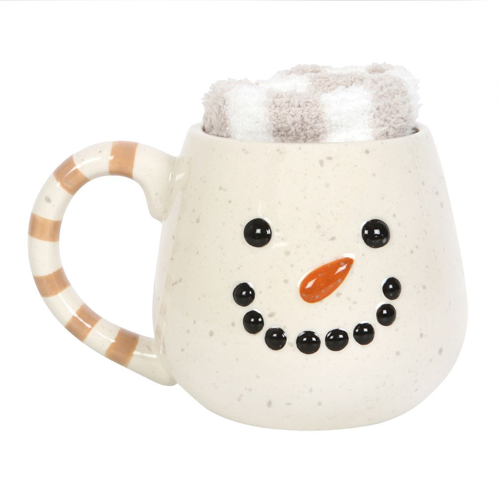 TASSE SCHNEEMANN MIT SOCKEN