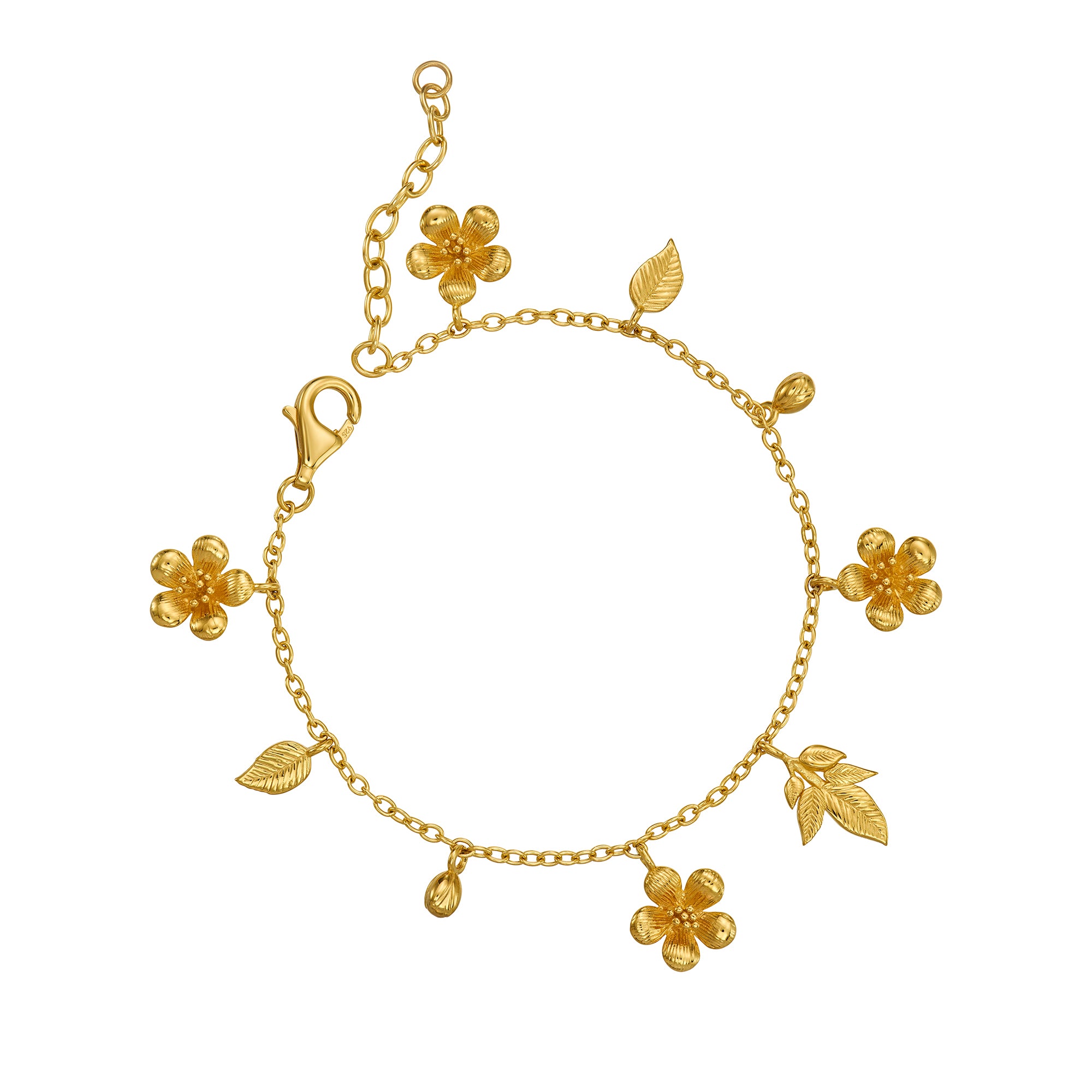 ARMBAND BLÜTEN & BLÄTTER