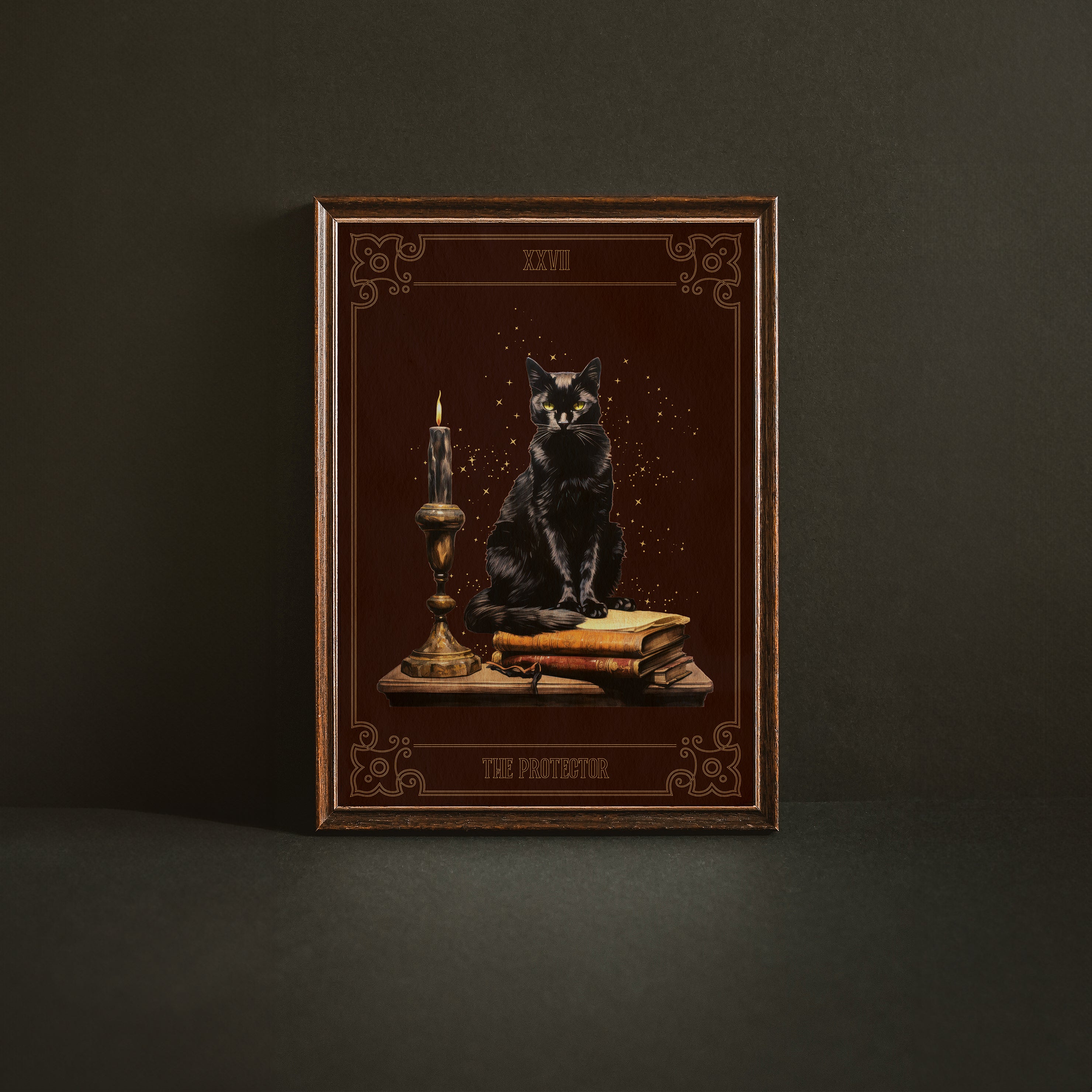 ART PRINT BLACK CAT