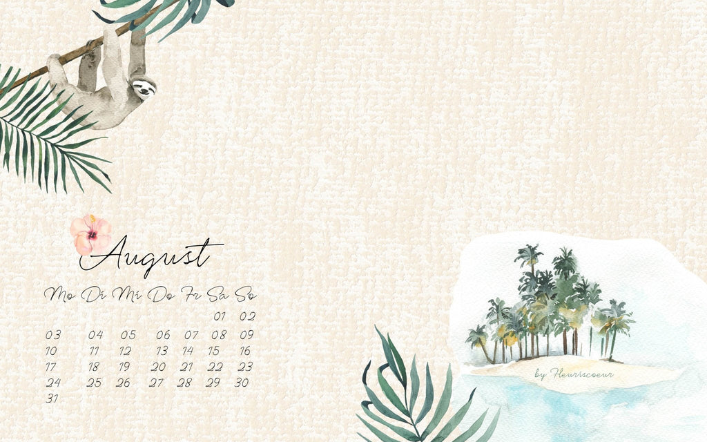 Kostenloses August Wallpaper | FLEURISCOEUR