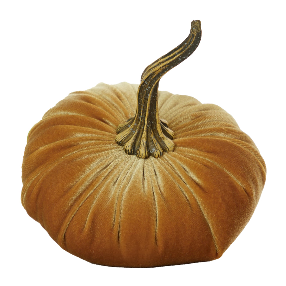 VELVET PUMPKIN FOREST GREEN LARGE