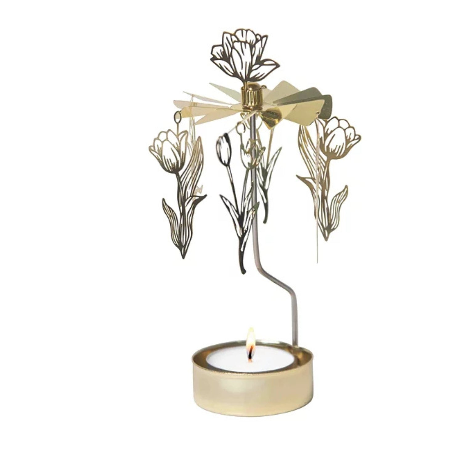 TEELICHT-KARUSSELL TULPEN