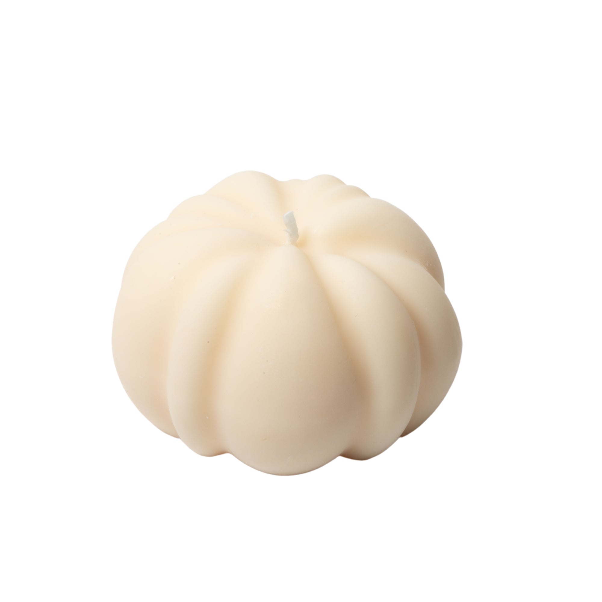 CANDLE PUMPKIN BEIGE 
