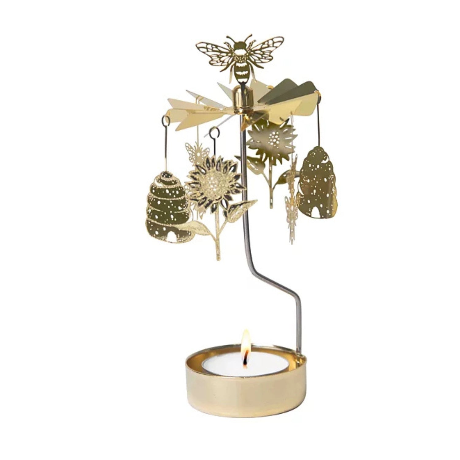 TEELICHT-KARUSSELL BIENEN