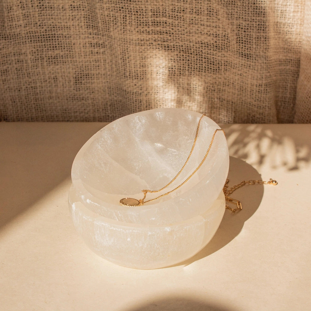 SCHMUCKSCHALE SELENIT GROSS