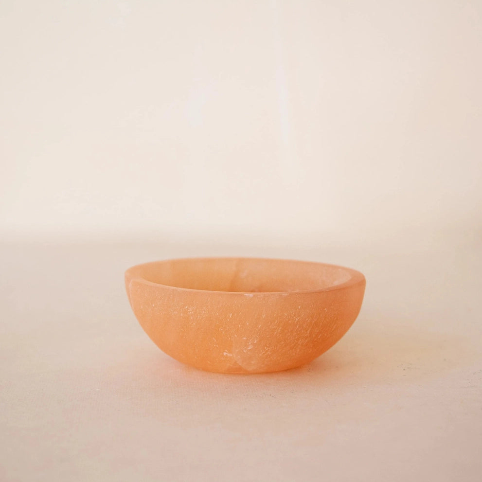 SCHMUCKSCHALE SELENIT APRICOT