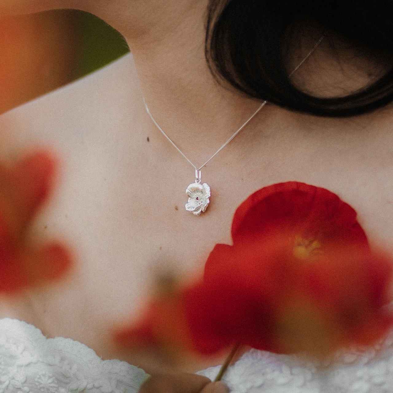 KETTE MOHNBLUME & GRANAT II