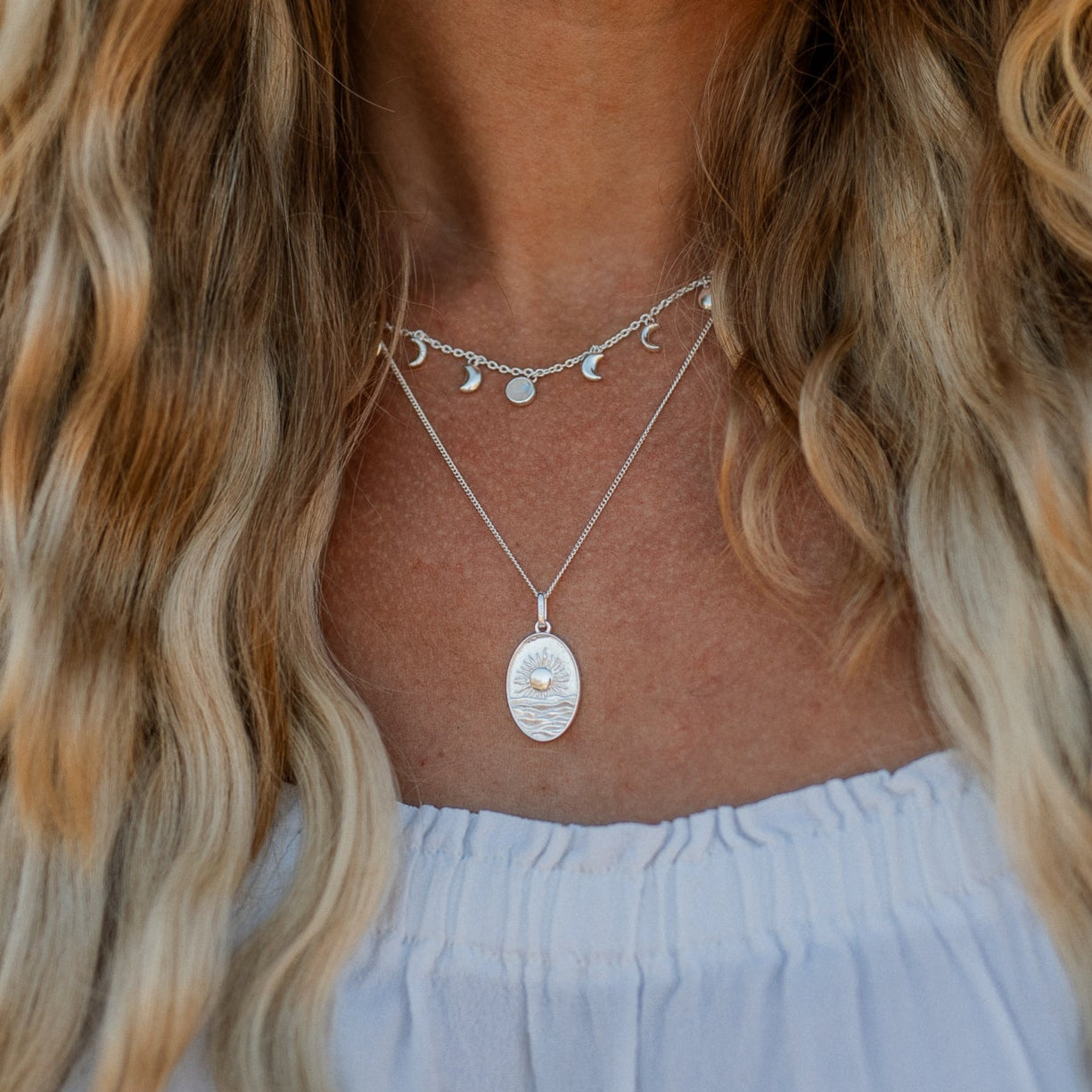 KETTE WENDE ANHÄNGER MOON & SOL II