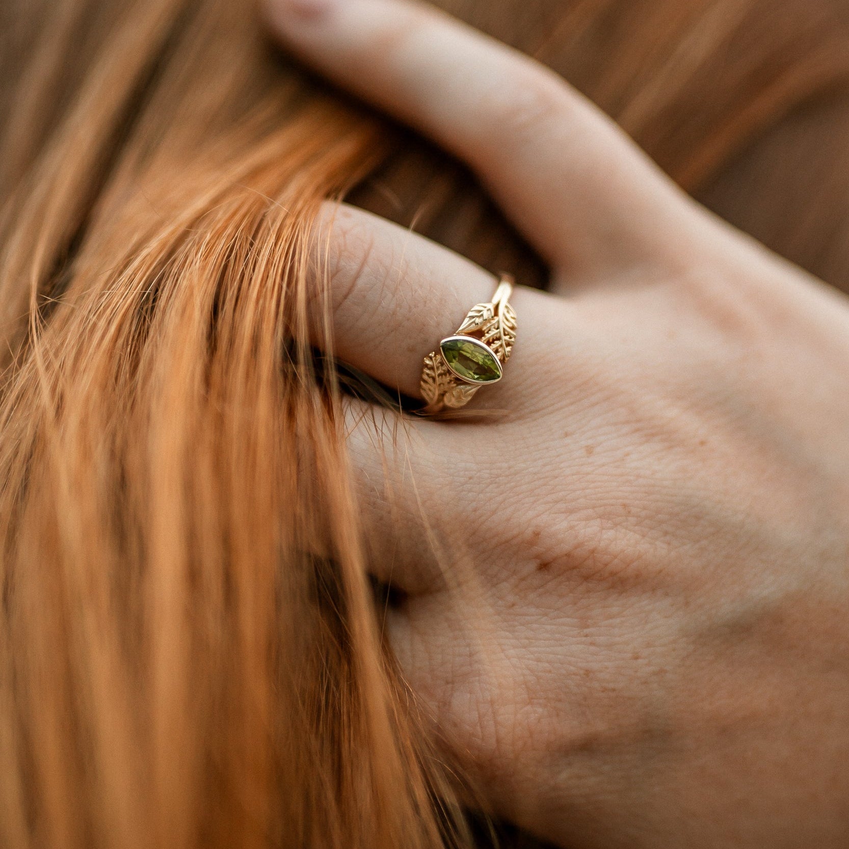 RING FARN & PERIDOT