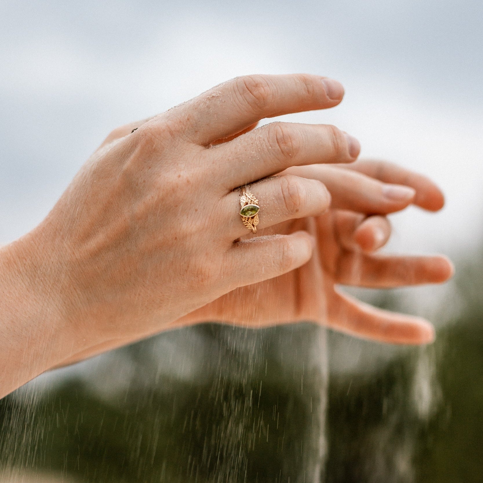 RING FARN & PERIDOT