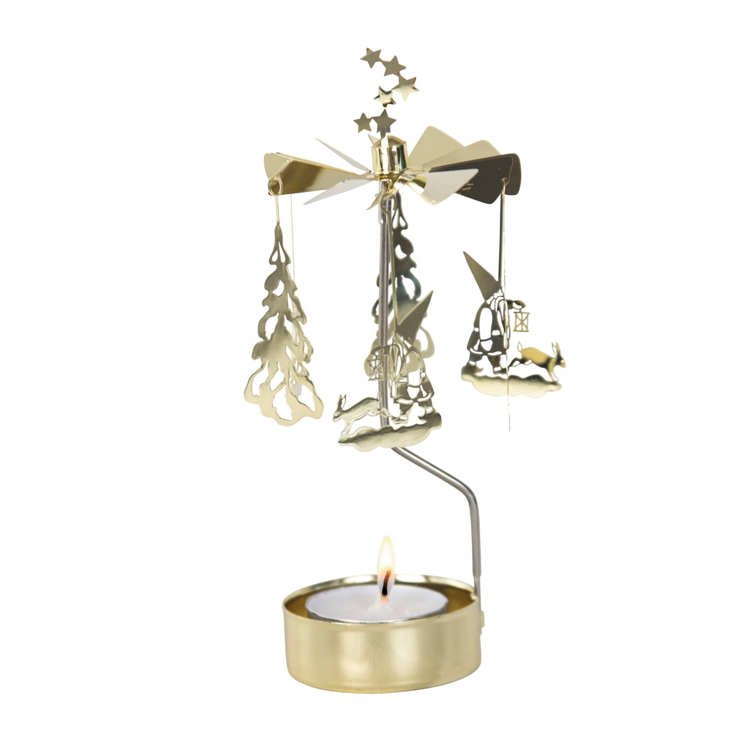TEALIGHT CAROUSEL FAIRY TALE FOREST 