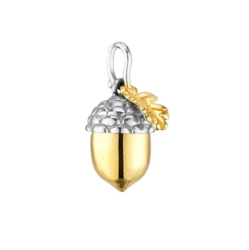 PENDANT ACORN WITH LEAF