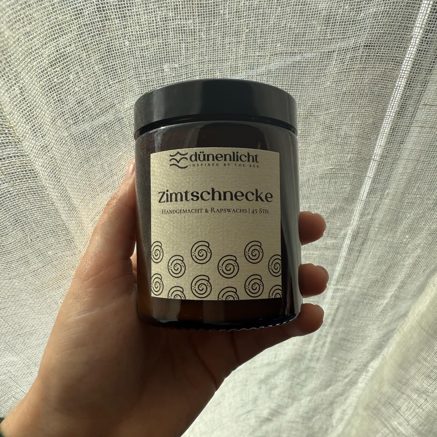 DUFTKERZE ZIMTSCHNECKE IM GLAS