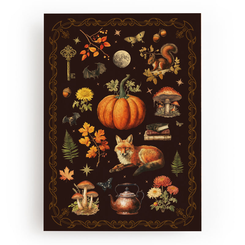 ART PRINT AUTUMN COLLAGE