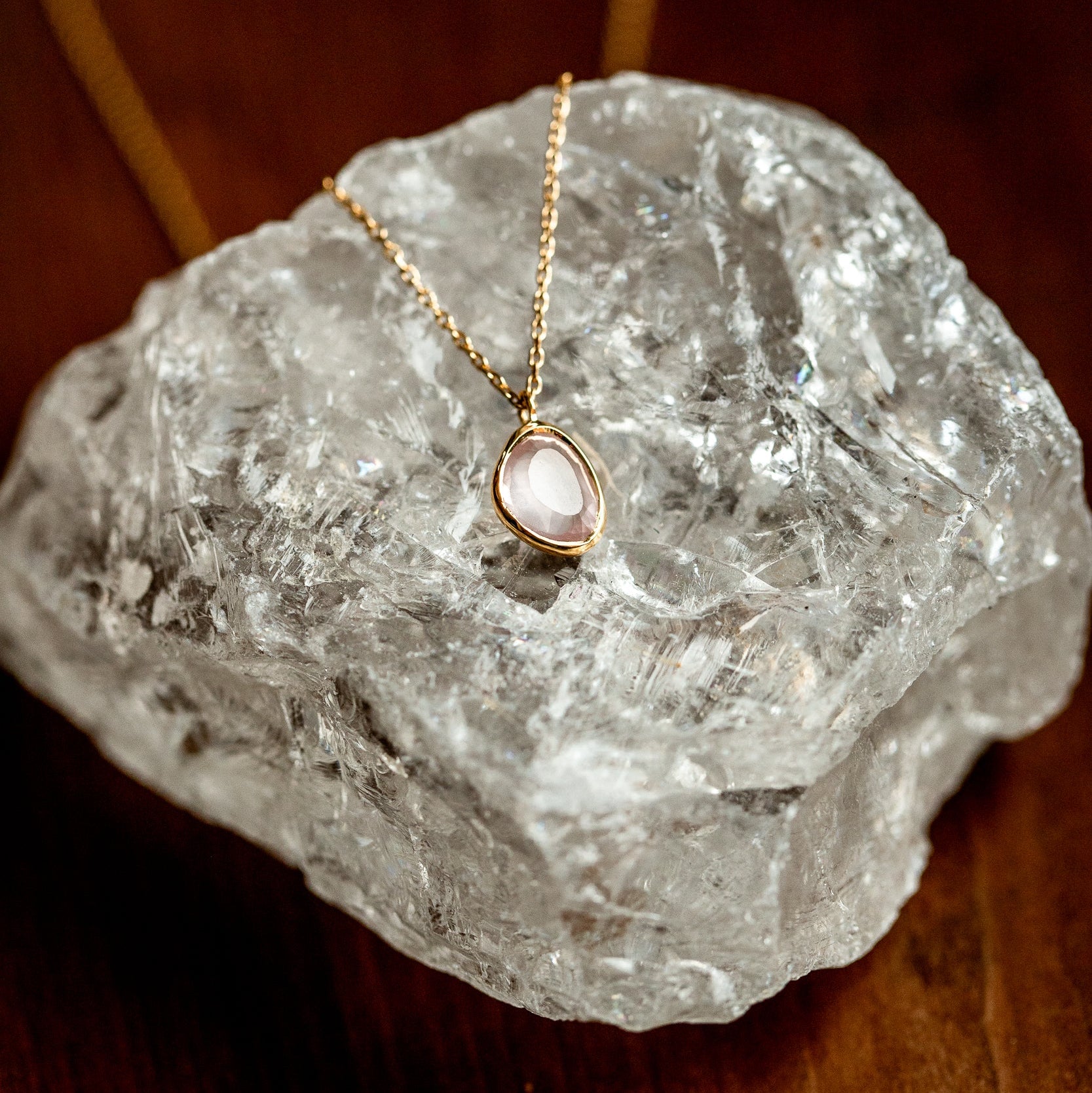 KETTE ROSENQUARZ