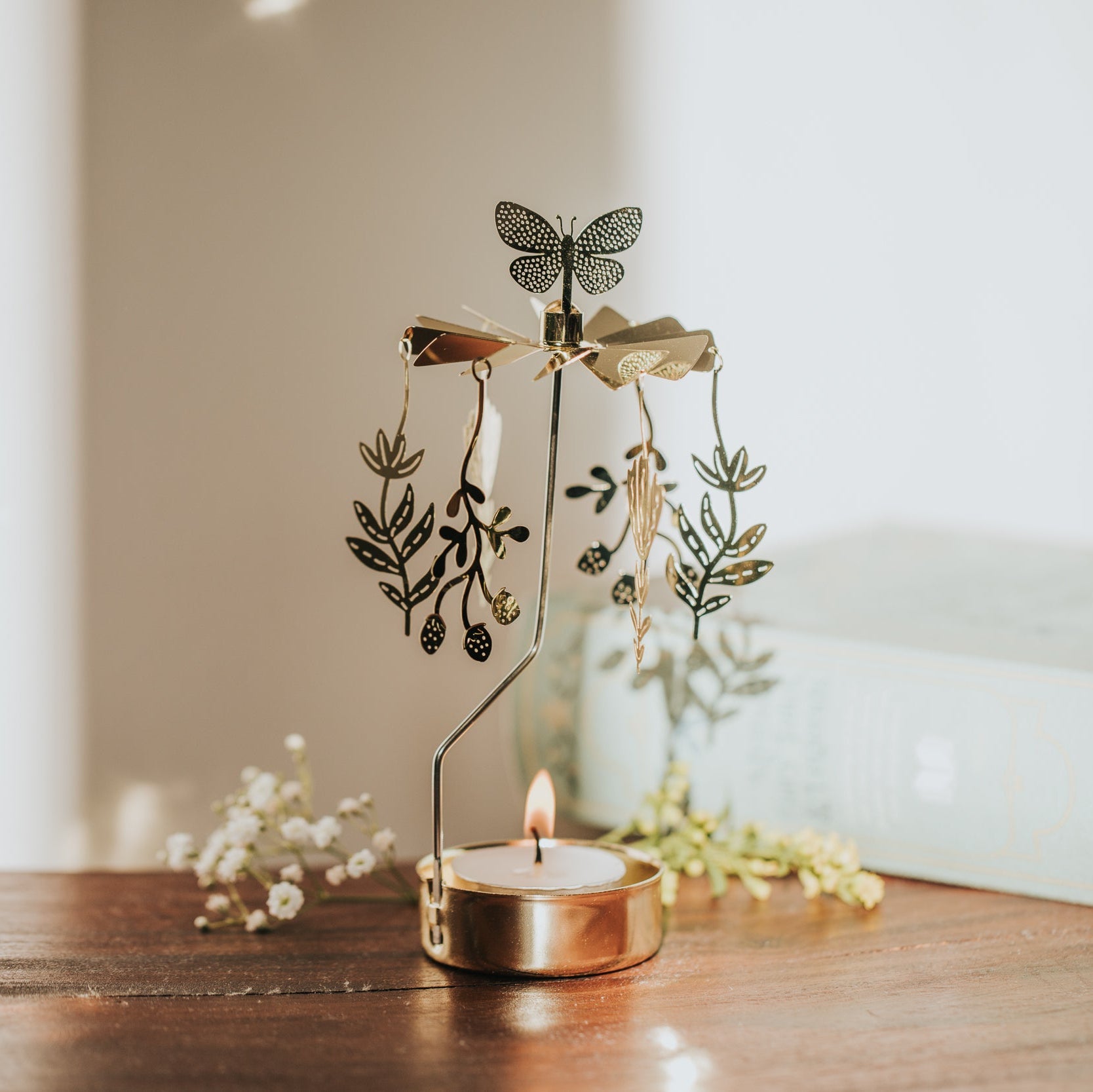 TEELICHT-KARUSSELL WILDBLUMENWIESE