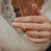 AMBER ACORN PENDANT