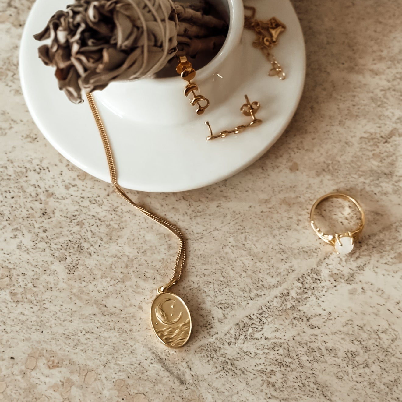 KETTE WENDE-ANHÄNGER MOON & SOL