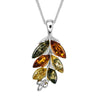 CHAIN ​​LEAF WITH AMBER II