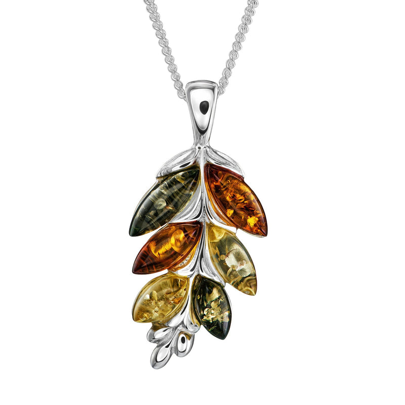 CHAIN ​​LEAF WITH AMBER II