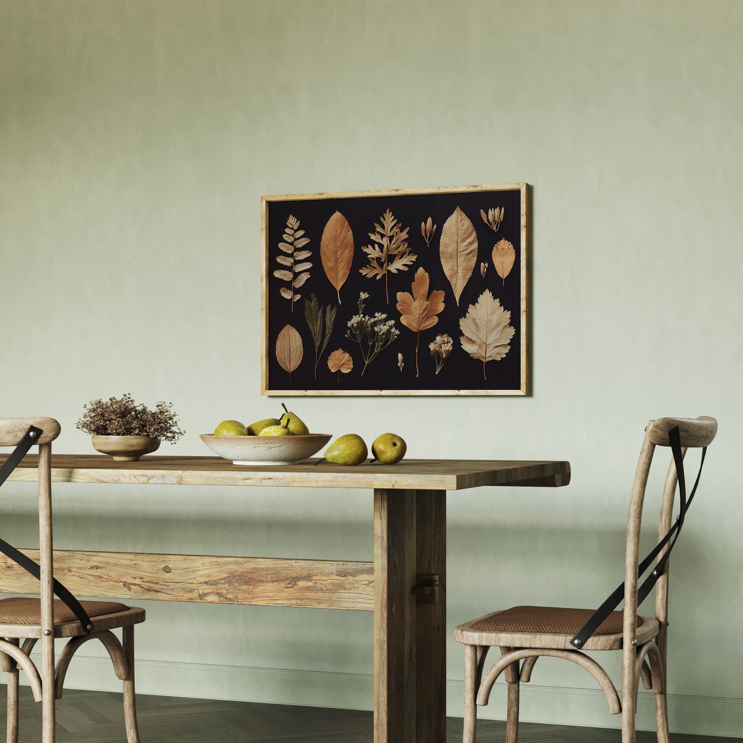 KUNSTDRUCK HERBSTBLÄTTER