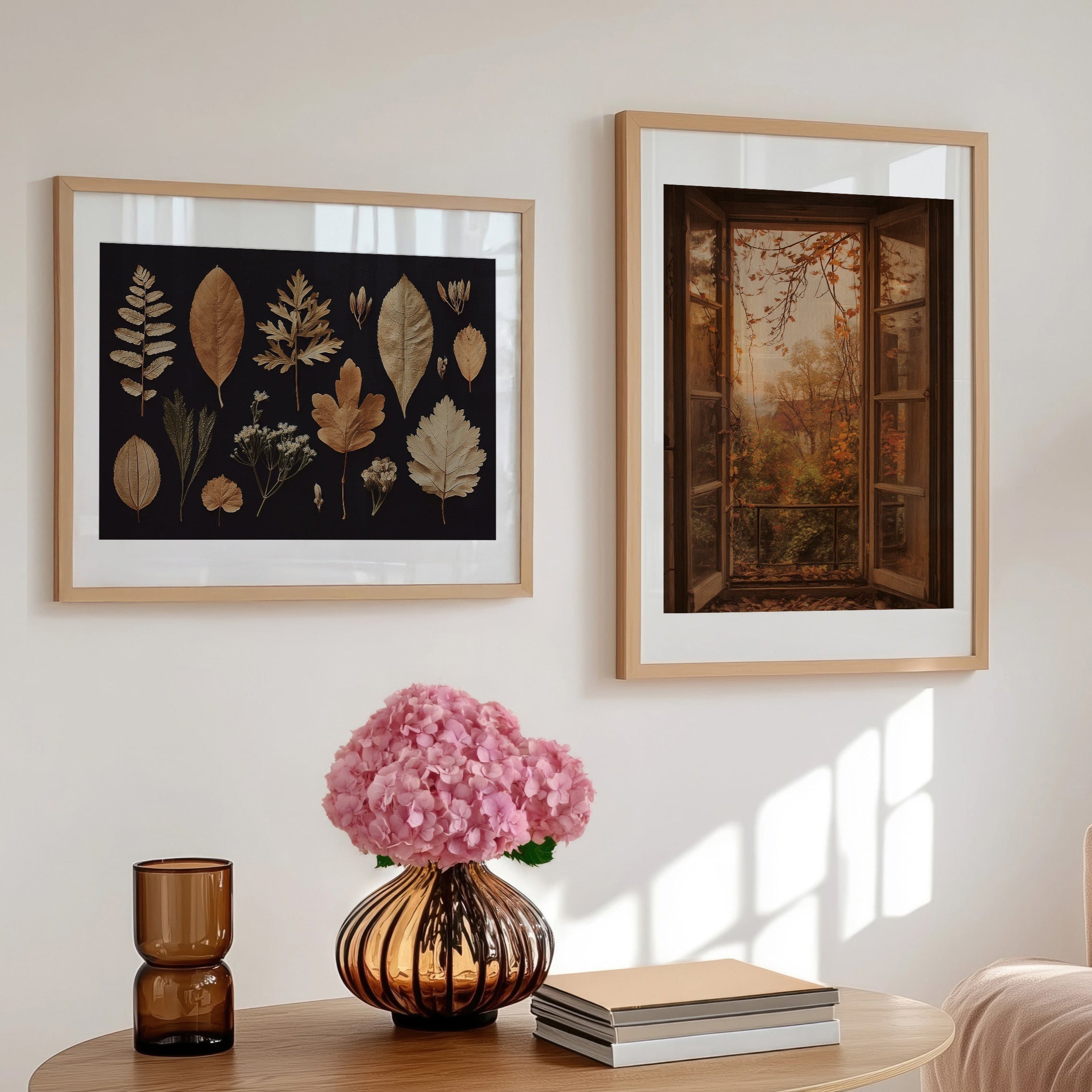 KUNSTDRUCK HERBSTFENSTER