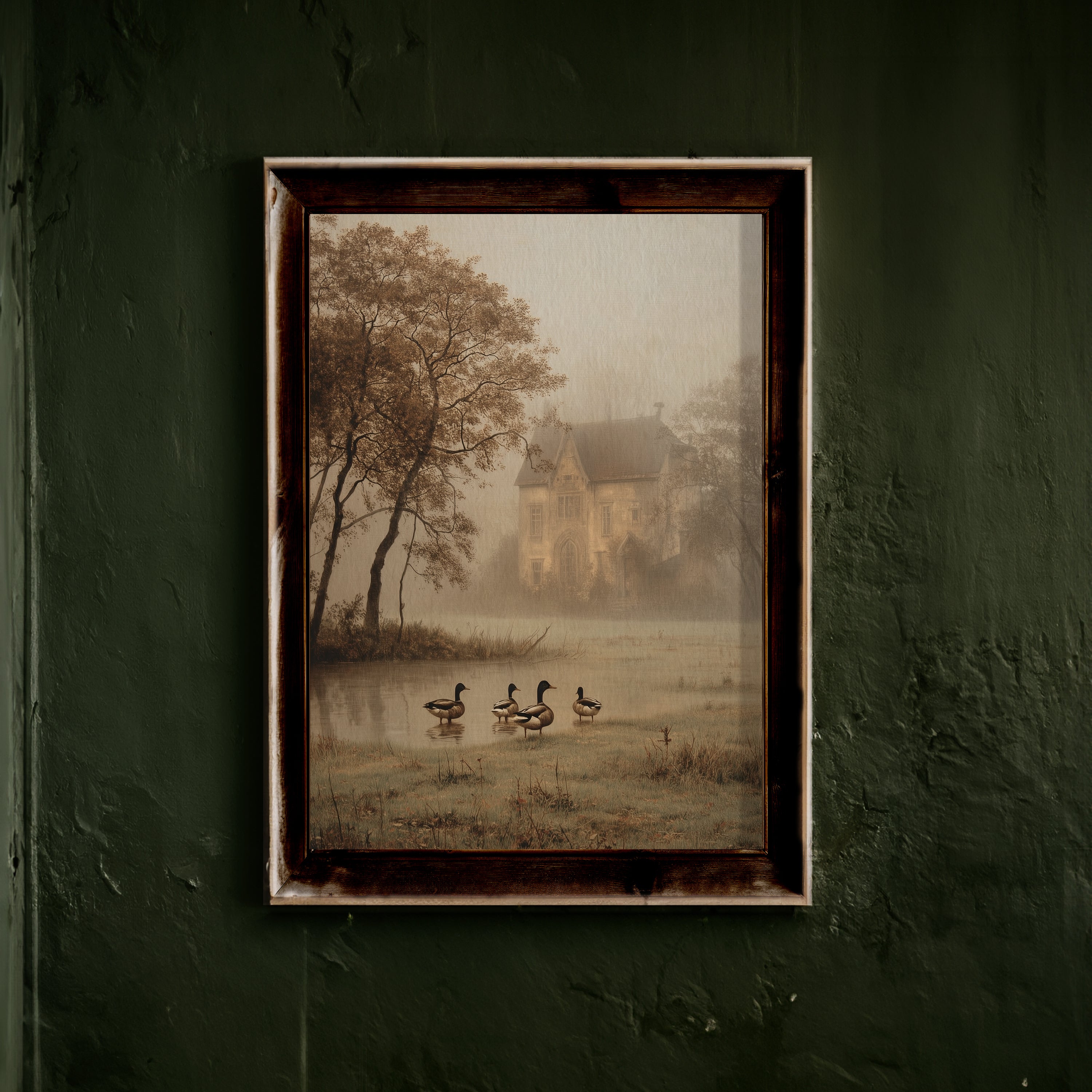 KUNSTDRUCK NEBELMORGEN