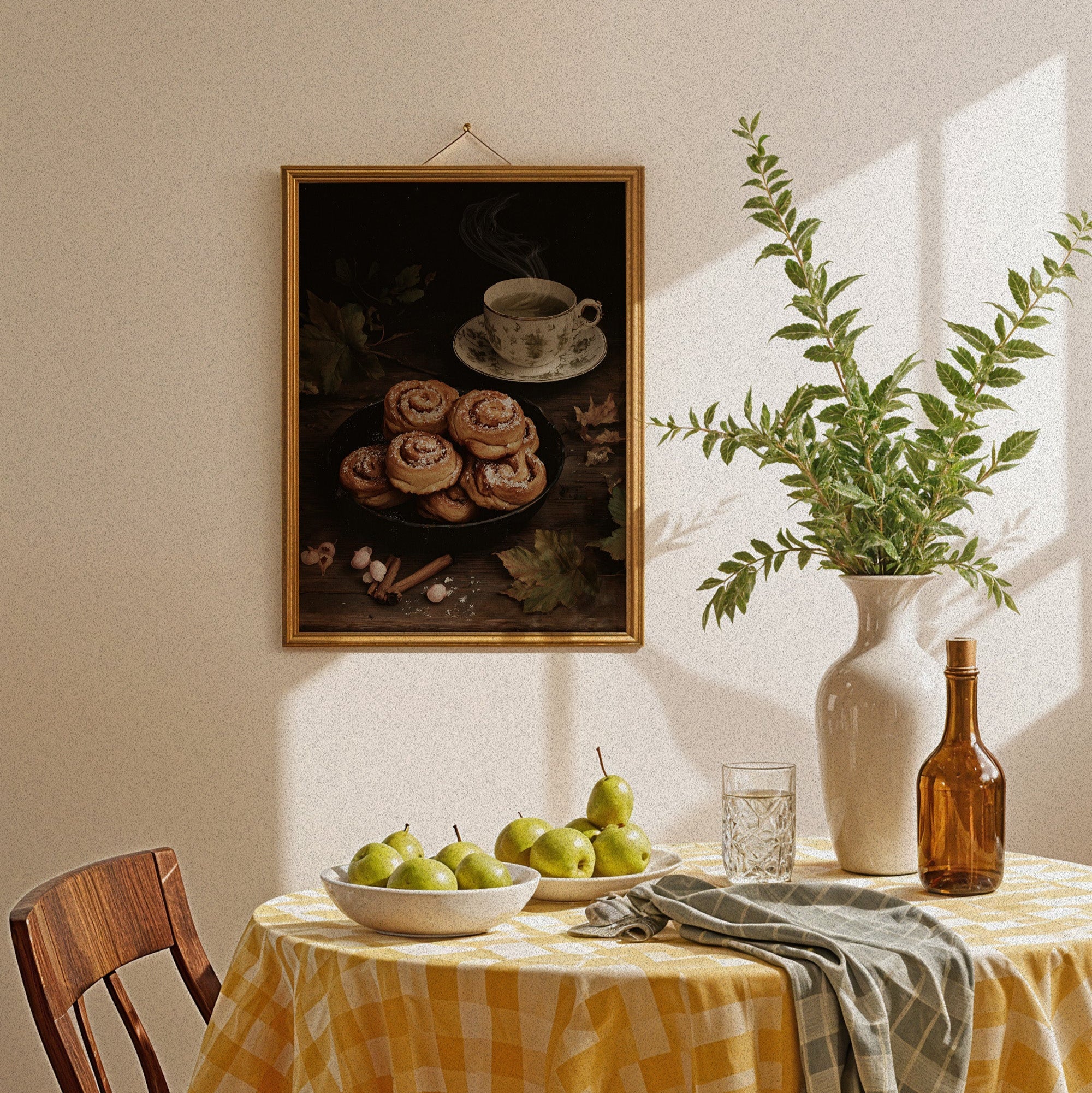 KUNSTDRUCK ZIMTSCHNECKEN
