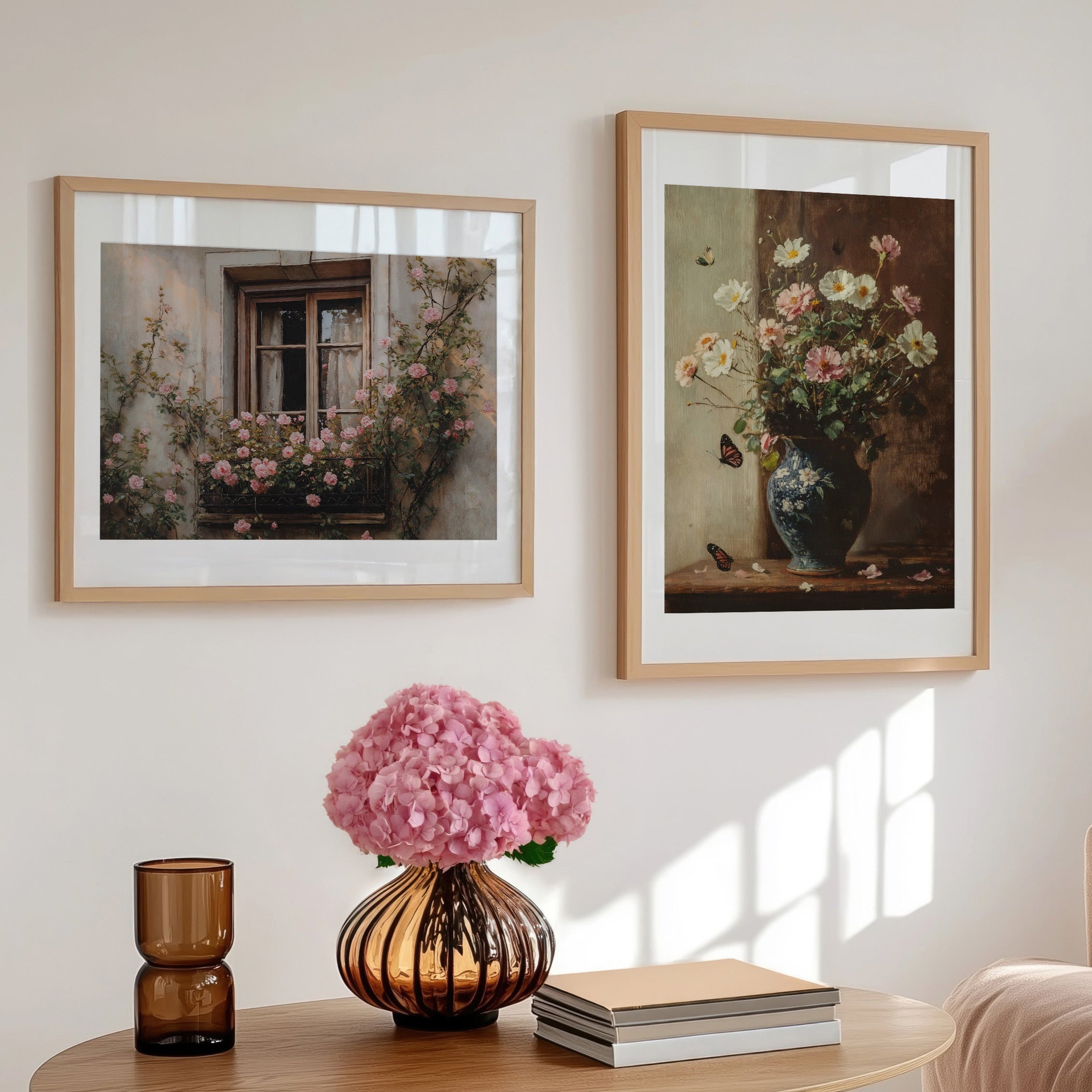 KUNSTDRUCK BLUMENFENSTER