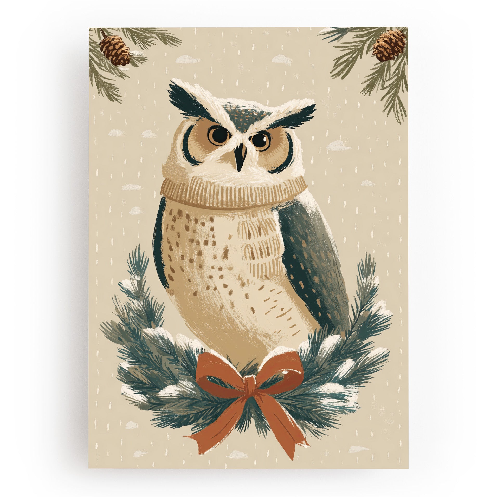 KUNSTDRUCK GROSSE WINTEREULE